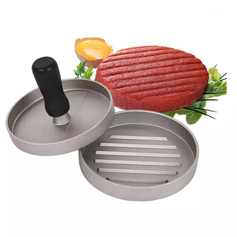 Round Patty Presser, Non-Stick Aluminum Burger Patty Maker, Patty Mold for Smashed Burger, Beef Veggie BBQ Barbecue Grill Round Patty Presser, Non-Stick Aluminum Burger Patty Maker, Patty Mold for Smashed Burger, Beef Veggie BBQ Barbecue Grill